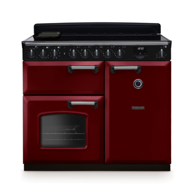 Rangemaster CLDL100EIPBOR/CM1 Classic Deluxe 100 Induction Range Cooker - Bordeaux - A Rated