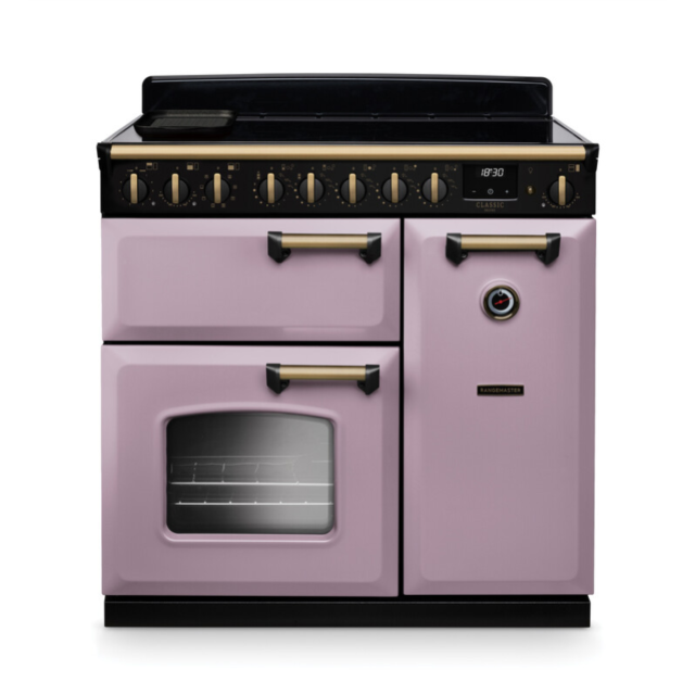 Rangemaster CLDL90EIPHTH/AB1 Classic Deluxe 90 Induction Range Cooker - Heather - A Rated