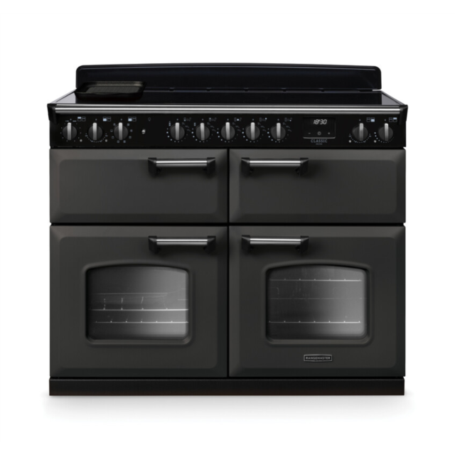 Rangemaster CLDLB110EIPSLT/CM1 Classic Deluxe 110 Induction Range Cooker - Slate - A Rated