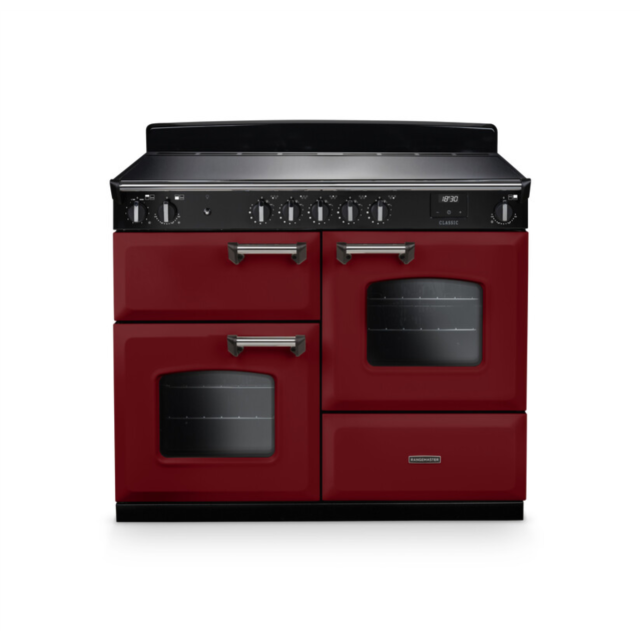 Rangemaster CLO110EIPBOR/CM1 Classic 110 Induction Range Cooker - Bordeaux - A Rated