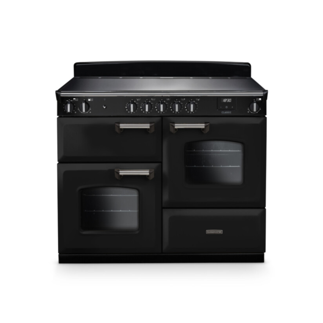 Rangemaster CLO110EIPGBL/CM1 Classic 110 Induction Range Cooker - Gloss Black - A Rated