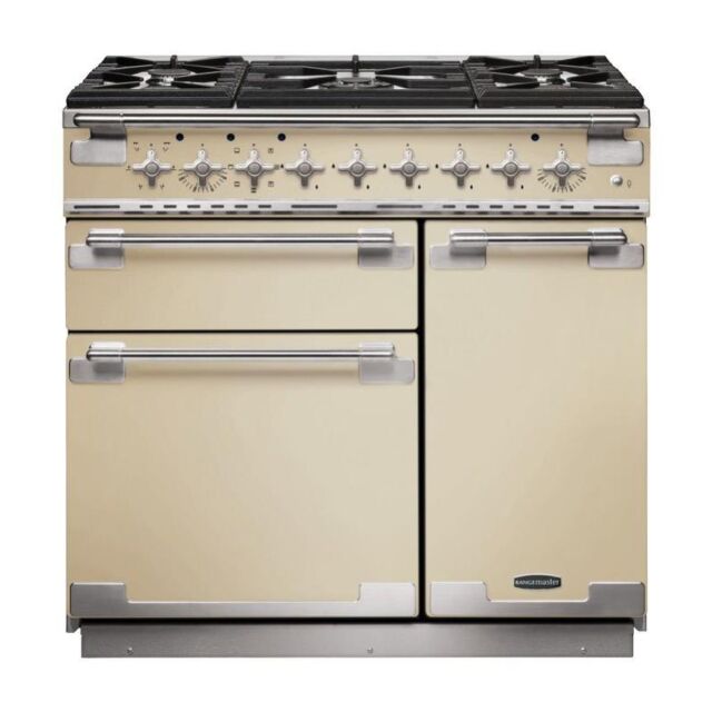 Rangemaster ELS90DFFCR/ 90cm Dual Fuel Range Cooker