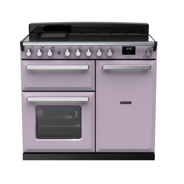 Rangemaster ESDL100EIPHTH/CM1 Estel Deluxe 100 Induction Range Cooker - Heather - A Rated