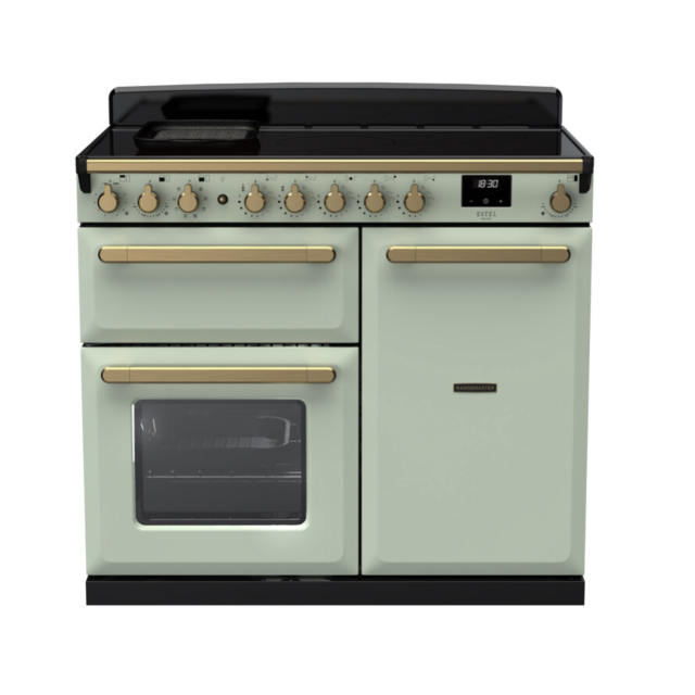 Rangemaster ESDL100EIPMNT/AB1 Estel Deluxe 100 Induction Range Cooker - Mint - A Rated