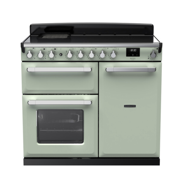 Rangemaster ESDL100EIPMNT/CM1 Estel Deluxe 100 Induction Range Cooker - Mint - A Rated