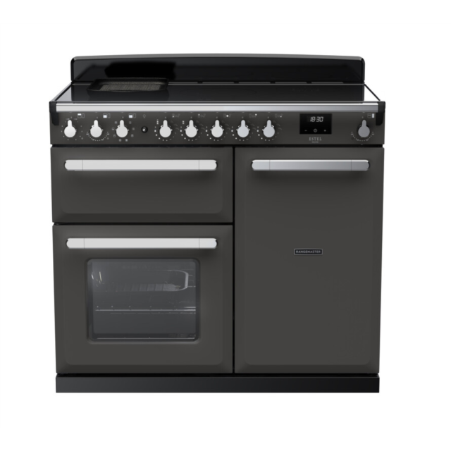 Rangemaster ESDL100EIPSLT/CM1 Estel Deluxe 100 Induction Range Cooker - Slate - A Rated