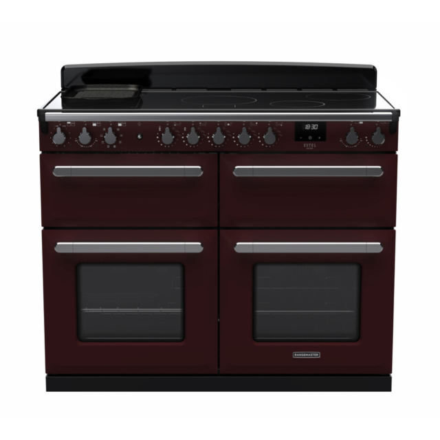 Rangemaster ESDLB110EIPBOR/CM1 Estel Deluxe 110 Induction Range Cooker - Bordeaux - A Rated