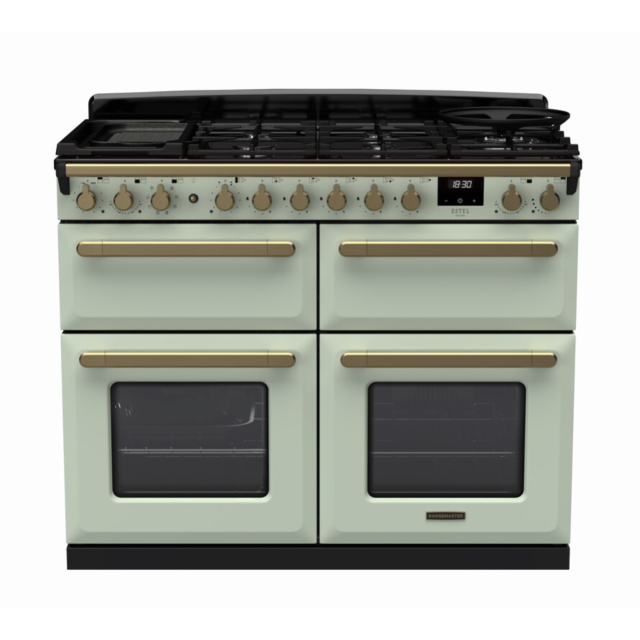 Rangemaster ESDLB110EIPMNT/AB1 Estel Deluxe 110 Induction Range Cooker - Mint - A Rated