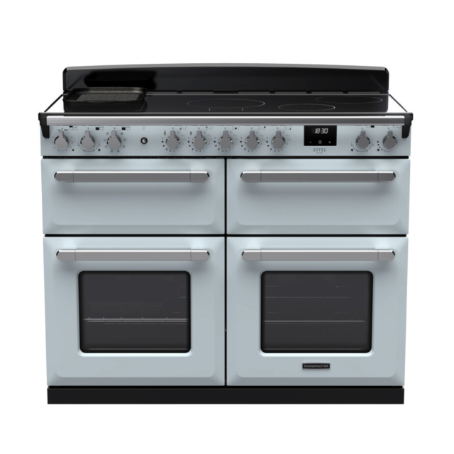 Rangemaster ESDLB110EIPMSB/CM1 Estel Deluxe 110 Induction Range Cooker - Misty Blue - A Rated