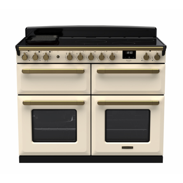 Rangemaster ESDLB110EIPPCR/AB1 Estel Deluxe 110 Induction Range Cooker - Pale Cream - A Rated
