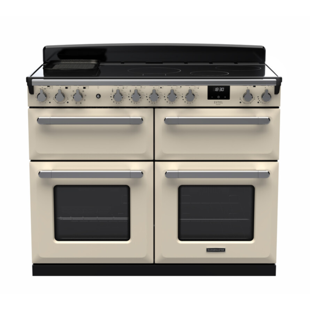 Rangemaster ESDLB110EIPPCR/CM1 Estel Deluxe 110 Induction Range Cooker - Pale Cream - A Rated