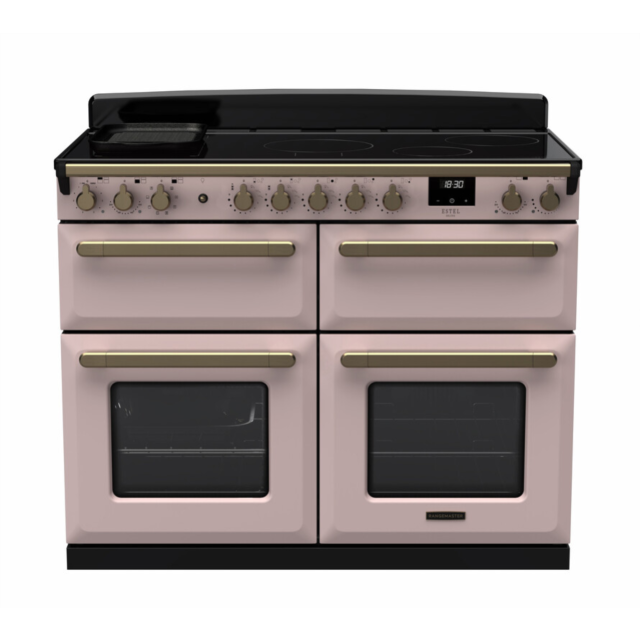 Rangemaster ESDLB110EIPPPK/AB1 Estel Deluxe 110 Induction Range Cooker - Pale Pink - A Rated