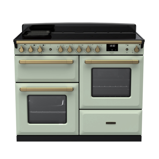 Rangemaster ESDLO110EIPMNT/AB1 Estel Deluxe 110 Induction Range Cooker - Mint - A Rated