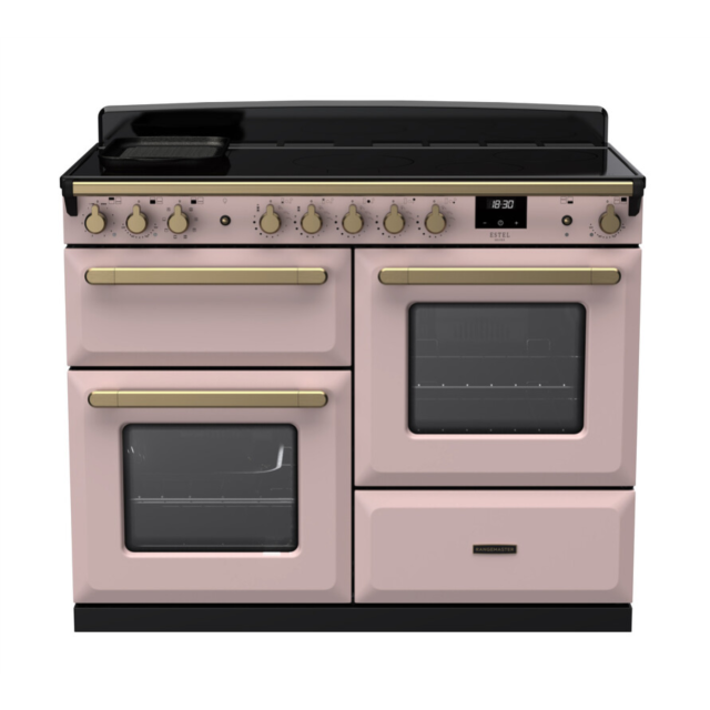 Rangemaster ESDLO110EIPPPK/AB1 Estel Deluxe 110 Induction Range Cooker - Pale Pink - A Rated