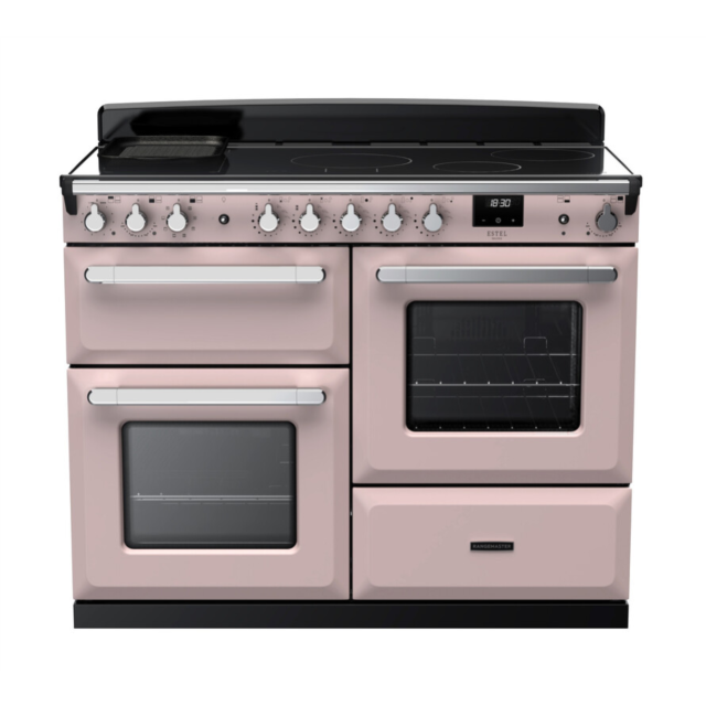 Rangemaster ESDLO110EIPPPK/CM1 Estel Deluxe 110 Induction Range Cooker - Pale Pink - A Rated
