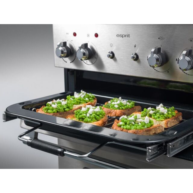 Rangemaster ESP110DFFBL/C Esprit 110 Dual Fuel Range Cooker