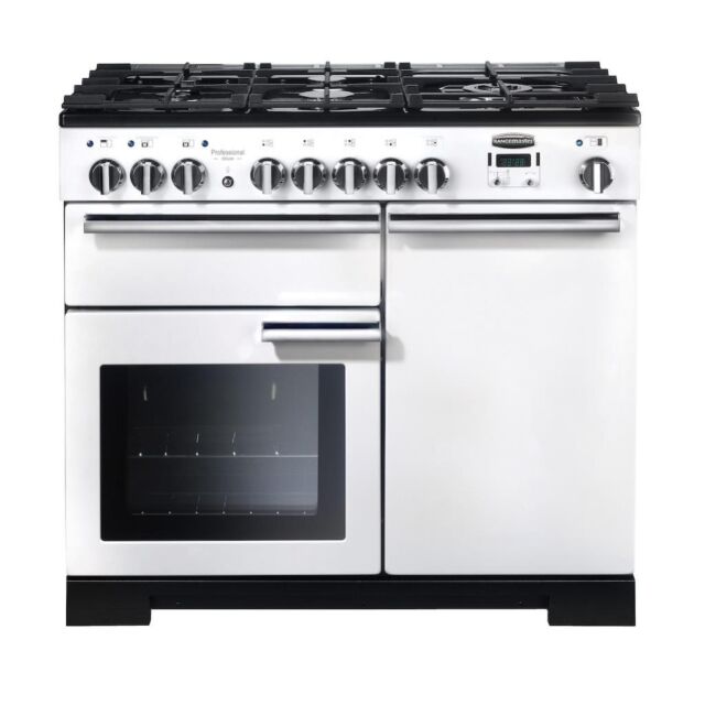 Rangemaster PDL100DFFWH/C 100cm Dual Fuel Range Cooker