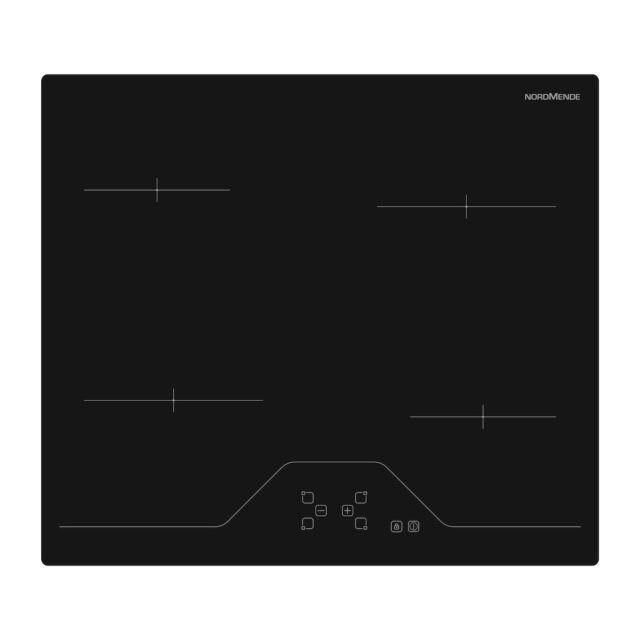 NordMende HCT63FL 60cm 4 Zone Touch Control Ceramic Hob Black Glass