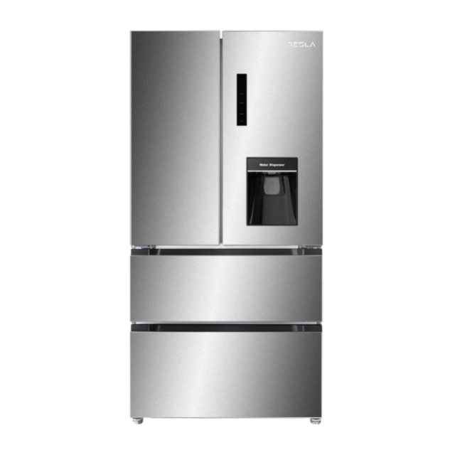 Tesla T571FRDX Level 3 French Door Fridge Freezer - Stainless Steel