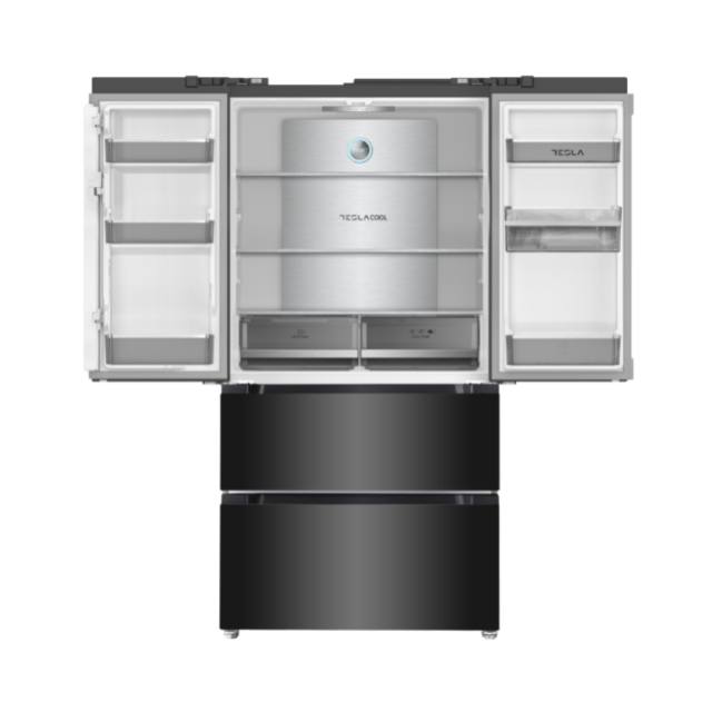 Tesla T571FRDX Level 3 French Door Fridge Freezer - Stainless Steel