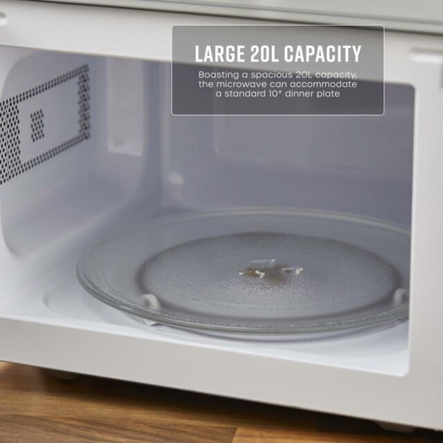 Swan SM4420BLK 20L 700W Manual Microwave - Black