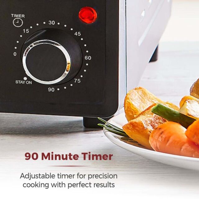 Tower T14045 42 Litre Mini Oven with Hot Plates - Black
