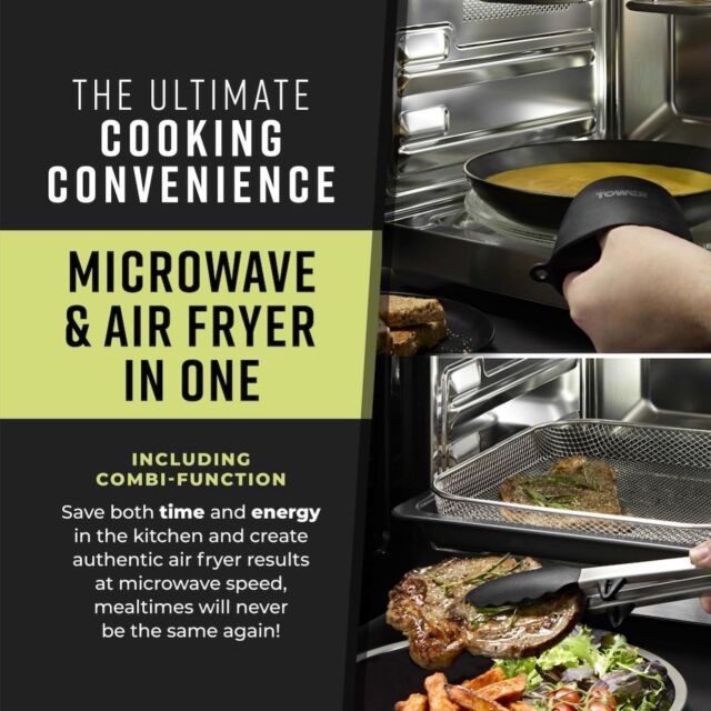 Tower T17133 Vortx 26L Microwave Air Fryer - Black