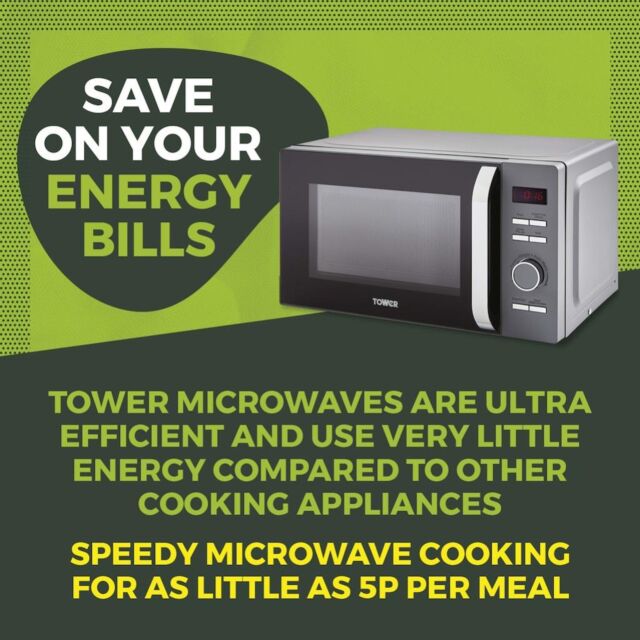 Tower T24039GRY Renaissance 20L Microwave - Grey