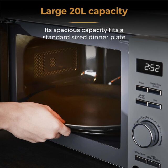Tower T24039GRY Renaissance 20L Microwave - Grey