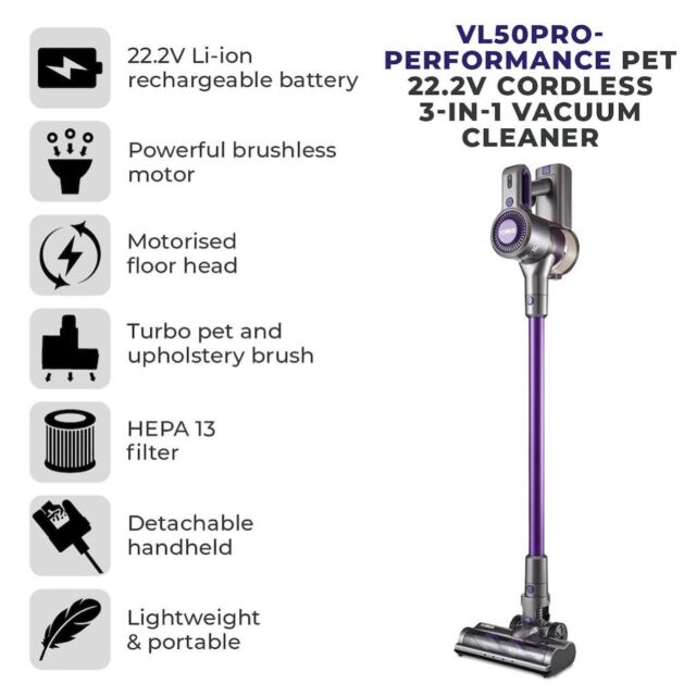 Tower T513002 Pro Performance 22.2v Cordless Vac 3in1