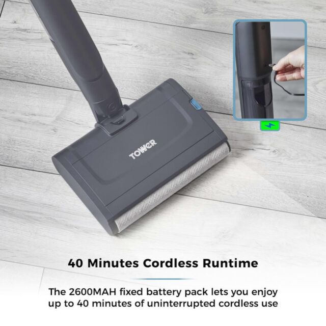 Tower T547002 AquaJetPro Anti-Tangle Cordless Hardfloor Cleaner