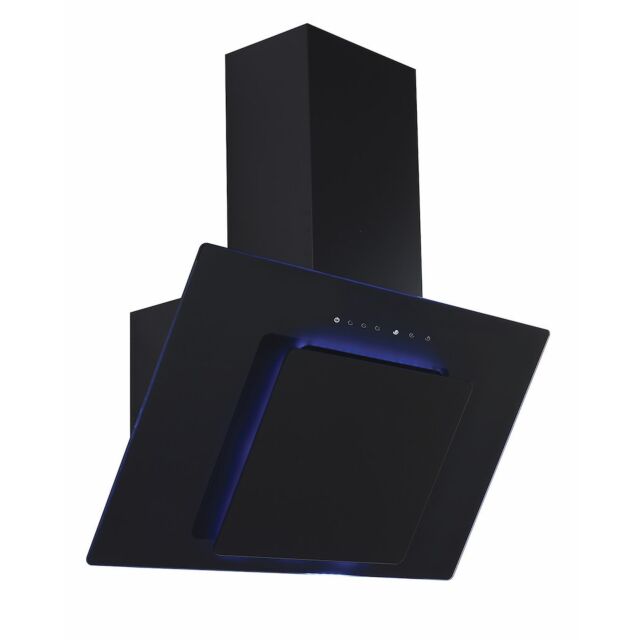 Lifestyle LSHDANBL70B 70cm Angled Chimney Hood