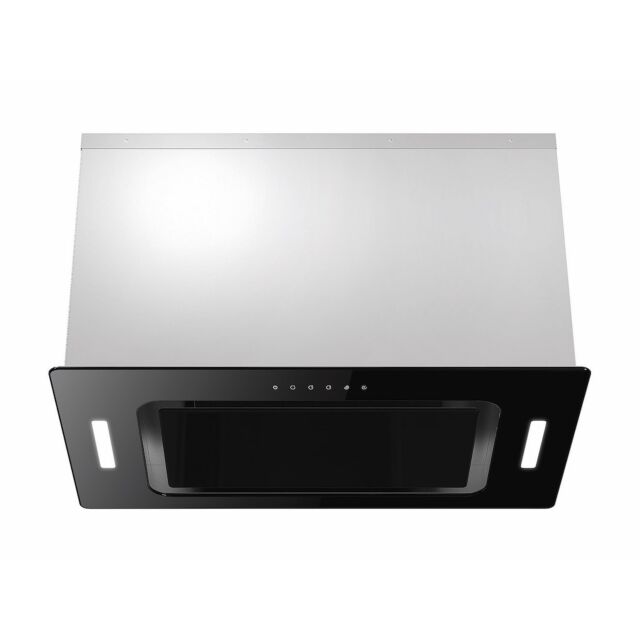 Lifestyle LSHDGCA52B 52cm Canopy Hood Black Glass