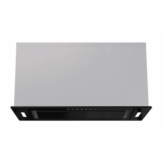 Lifestyle LSHDGCA75B 75cm Canopy Hood Black Glass