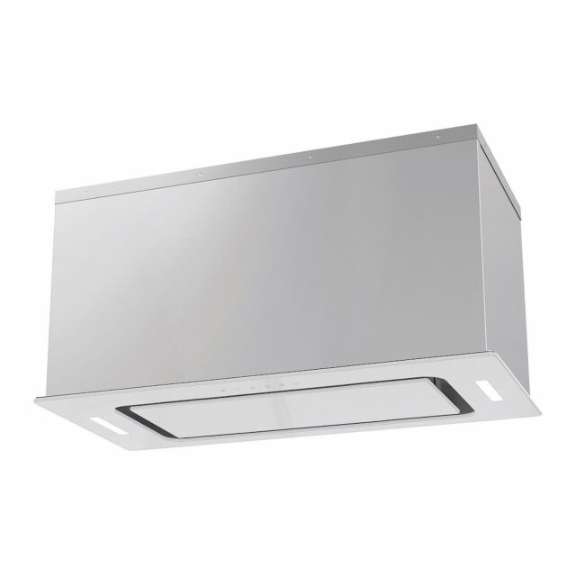 Lifestyle LSHDGCA75W 75cm Canopy Hood White Glass