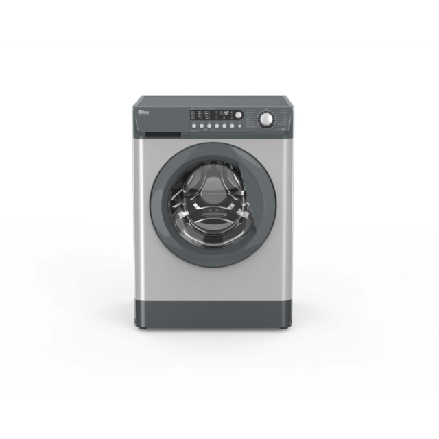 Ebac AWM96D2-SR E-Care 9kg Washing Machine - Cold Fill - Silver
