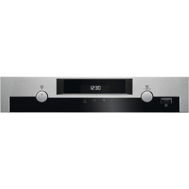 AEG BPS556020M SteamBake Pyrolytic Multifunction oven with retractable rotary controls, food probe, 