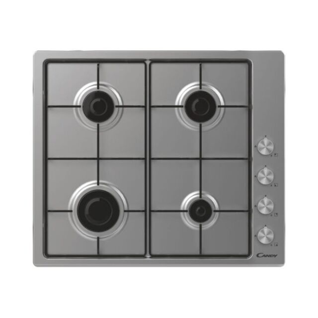 Candy CHW6LPX 60Cm Gas Hob Stainless Steel