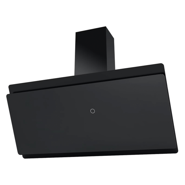 Cata ICON90H 90cm Angled Glass Hood Black 9 Fan Speeds Hidden Touch Control 523m3/h Max Airflow 62dB