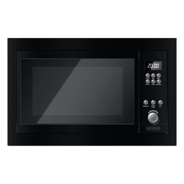 Cata UBCOMBI25BK 60cm Build-In Combi Microwave Grill Fan Oven Black 25 Litre Capacity 39cm High Fram