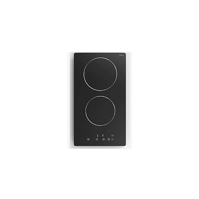 Cata UBIND30FLC 30cm 2 Zone Induction Hob • Black • Touch Control with Red LED Display • 2.8kW Total