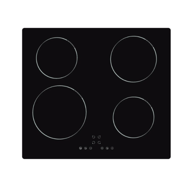 Cata UBIND60BF 60cm 4 Cooking Zones - Timer - 2 x Speed Boost Zones - Pause / Keep Warm Functions - 