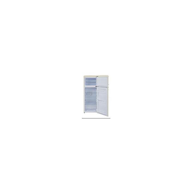 CDA BETTY - BARLEY Retro 55Cm Freestanding Top Mount Fridge Freezer