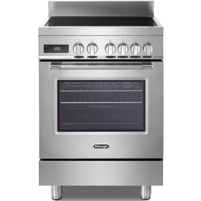 Delonghi DSC626IND-1 Modern 60Cm Single Cavity Cooker With Induction Hob - Stainless Steel