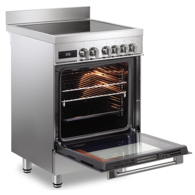 Delonghi DSC626IND-1 Modern 60Cm Single Cavity Cooker With Induction Hob - Stainless Steel