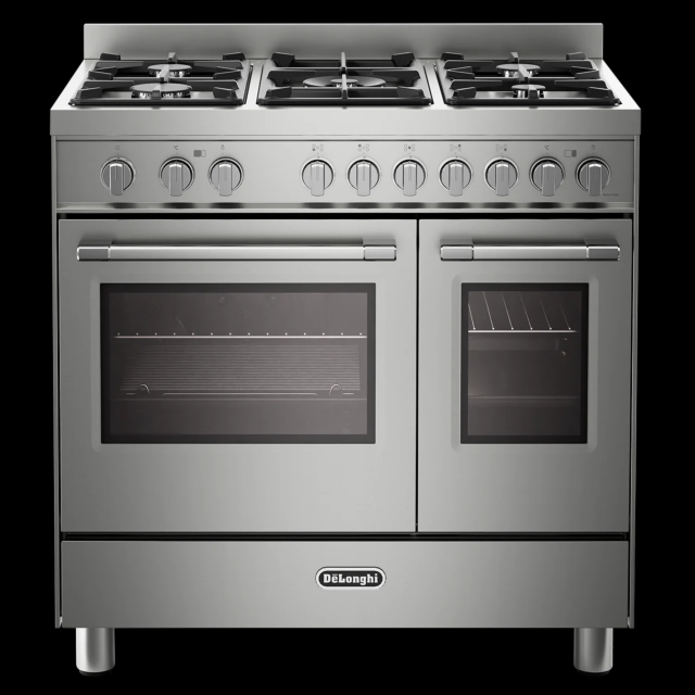 Twin Cavity Gas Range Cooker – Stainless Steel