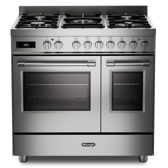 Delonghi PRO 965T MXX 90cm Twin Cavity Dual Fuel Range Cooker – Stainless Steel
