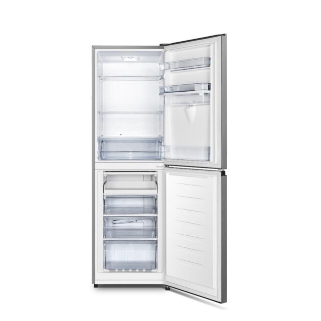 Fridgemaster MC55240DES 55Cm X 175Cm 60:40 Split Static Fridge Freezer Silver