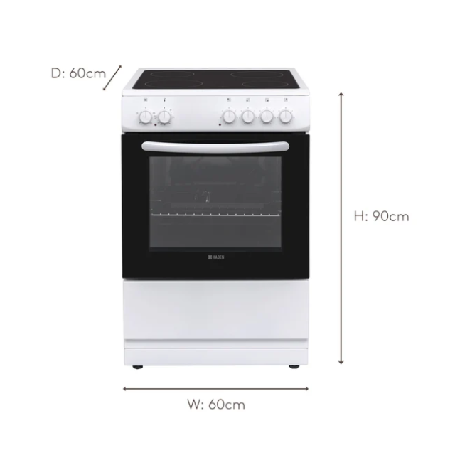 Haden HC61SW 60Cm Ceramic Single Oven