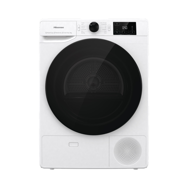 Hisense DHGE8043 White 8Kg Condenser Heat Pump Dryer A+++